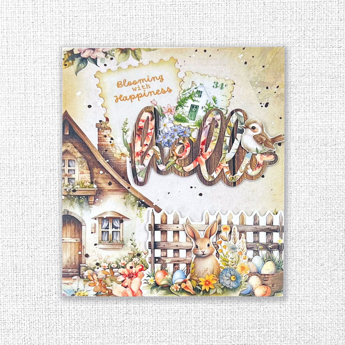 Easter Village Embossed Die Cuts 34065 - Paper Rose Studio
