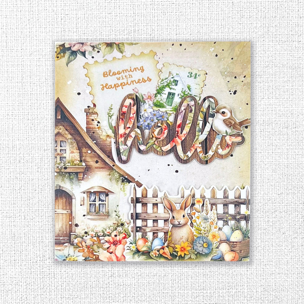 Easter Village Embossed Die Cuts 34065 - Paper Rose Studio