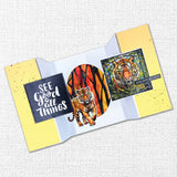 Oval Window Tri Fold White Card Bases - 4.25 x 5.5" - 10 pieces 34596 - Paper Rose Studio