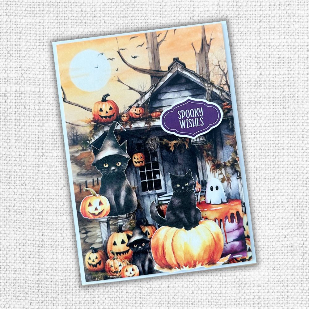 Vintage Halloween Dekoration – 12 Verschiedene Karton-Aufsteller Für Party & Deko