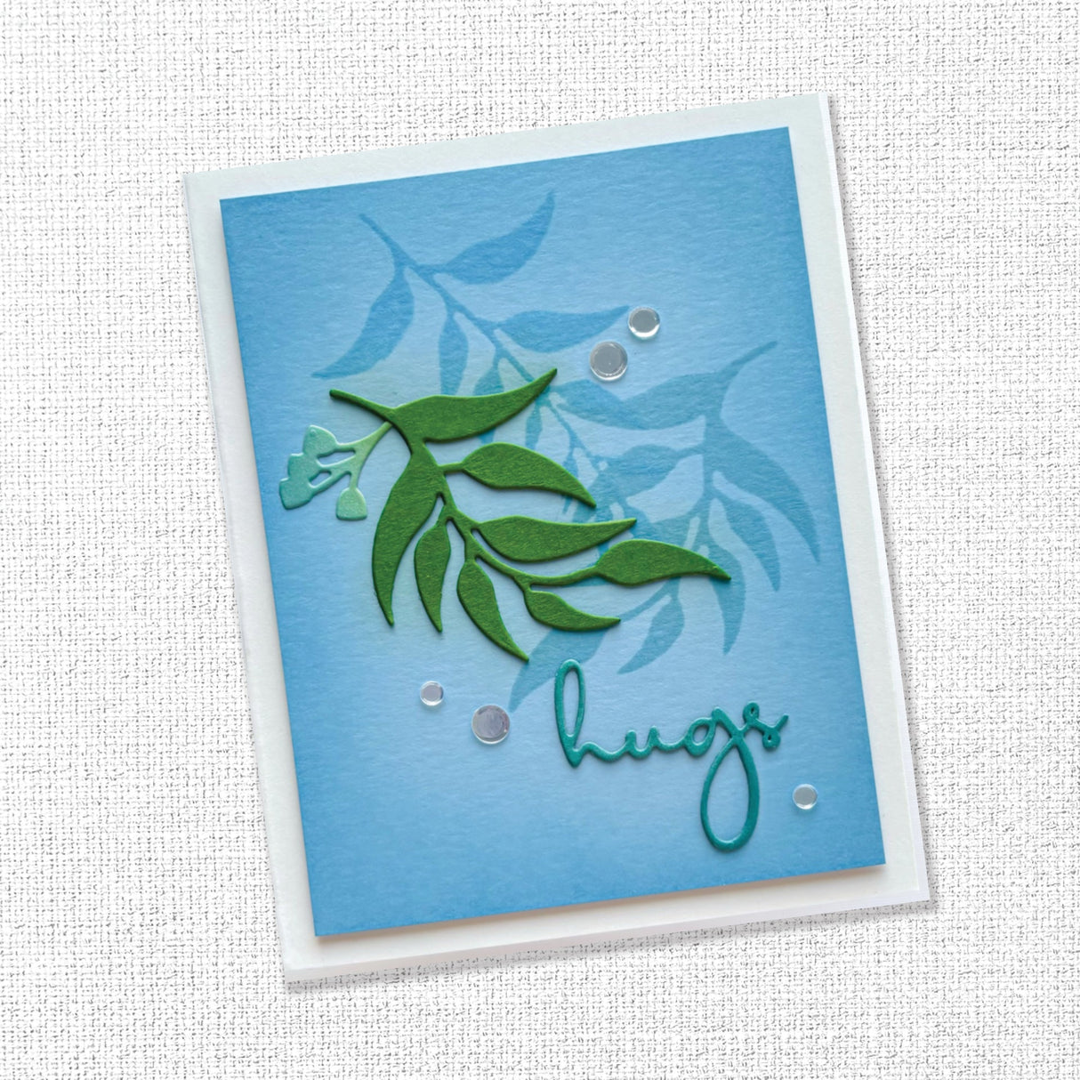 Hugs Fine Script Layered Metal Cutting Die 19703 - Paper Rose Studio