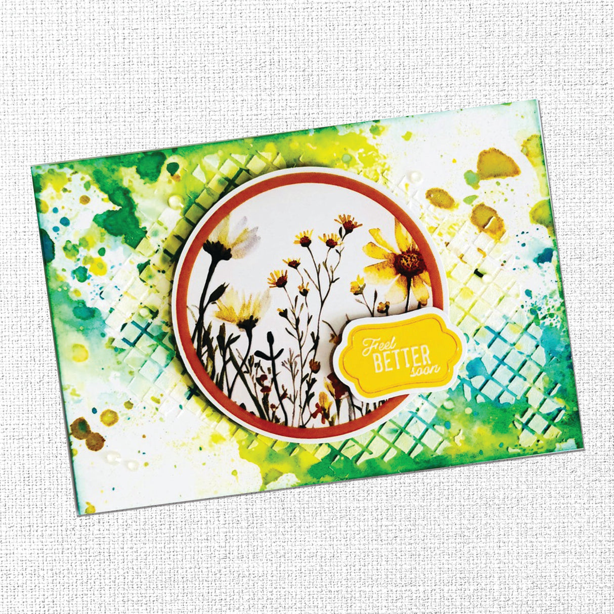 Distressed Mesh 6x6" Stencil 18126 - Paper Rose Studio