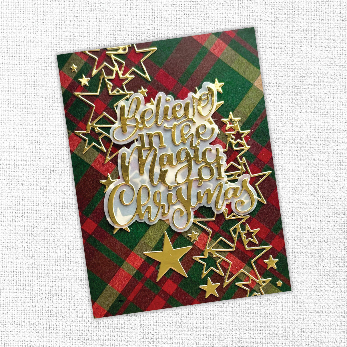 Believe In The Magic of Christmas Metal Cutting Die 32463