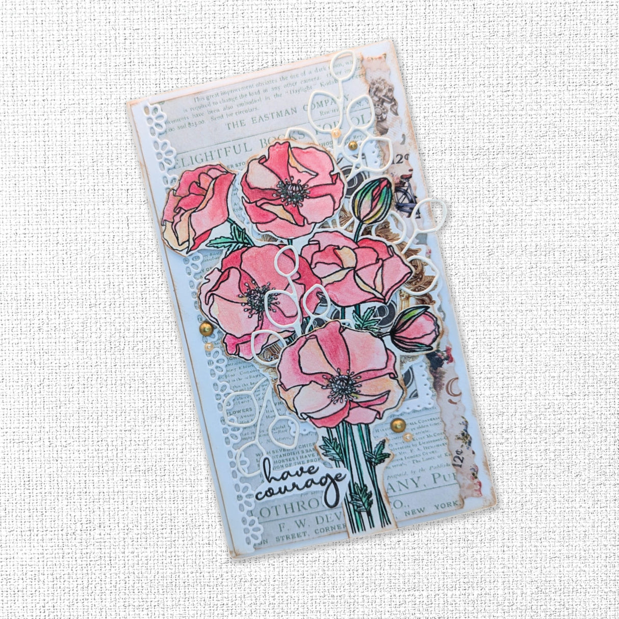 Modern Poppies Clear Stamp Set 20580 - Paper Rose Studio