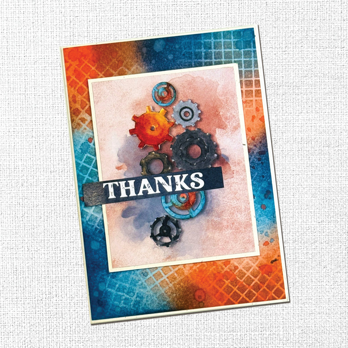 Distressed Mesh 6x6" Stencil 18126