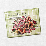 Wishing & Sending Sentiments Metal Cutting Die 34398 - Paper Rose Studio