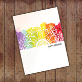 Sunflower Border Metal Cutting Die 26362
