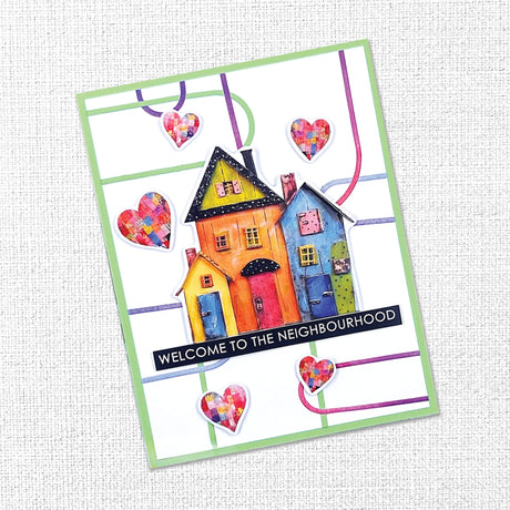 Inky Colour Embossed Die Cuts 31932 - Paper Rose Studio