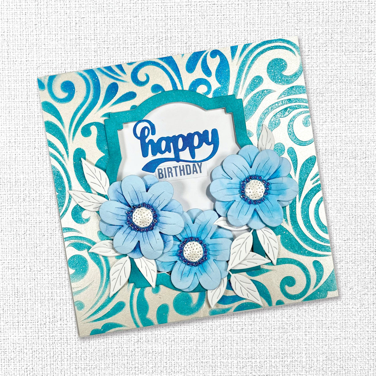 Aimee Etched Flower Metal Cutting Die 30003 - Paper Rose Studio