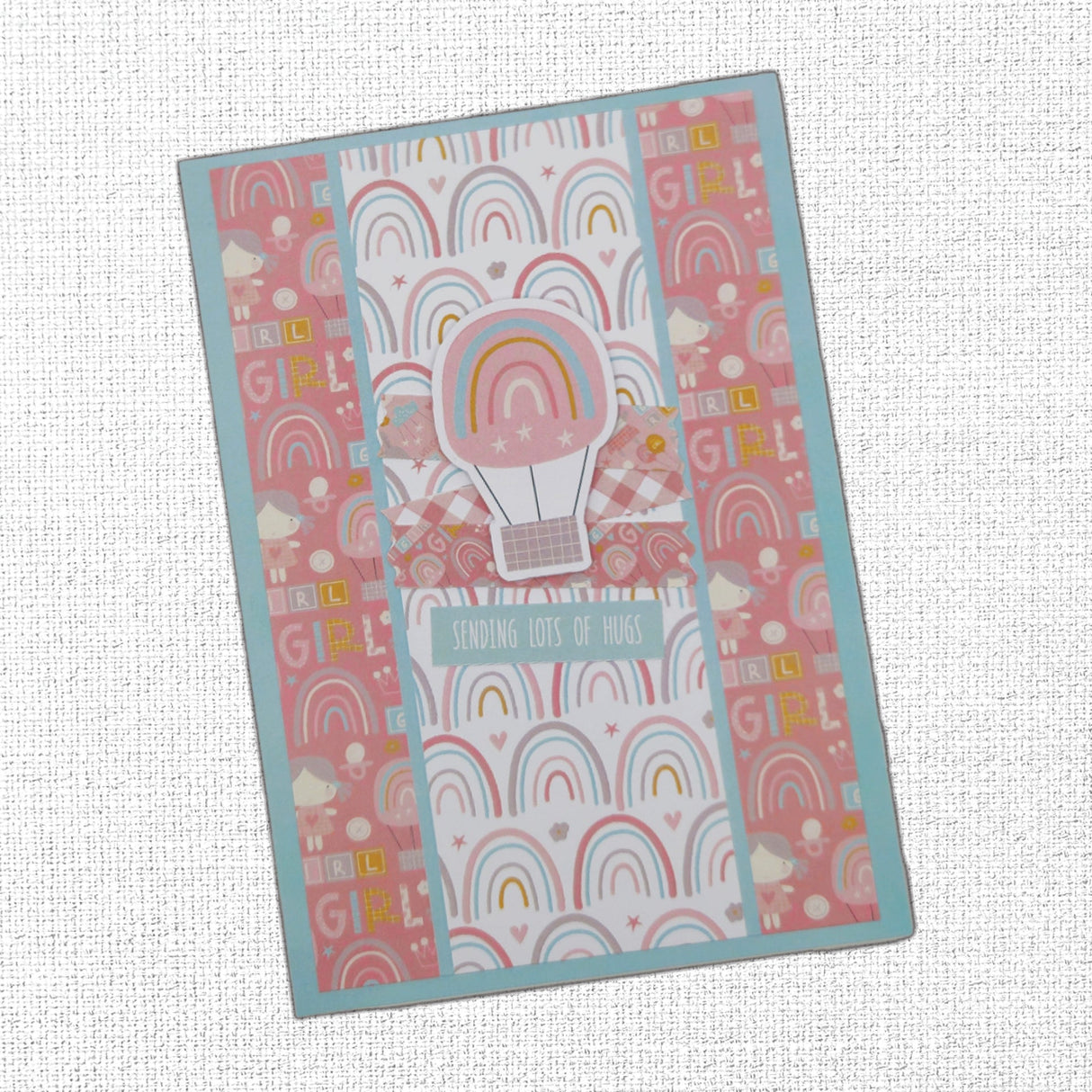 Hello Little Girl 6x8" Quick Cards Collection 30012 - Paper Rose Studio