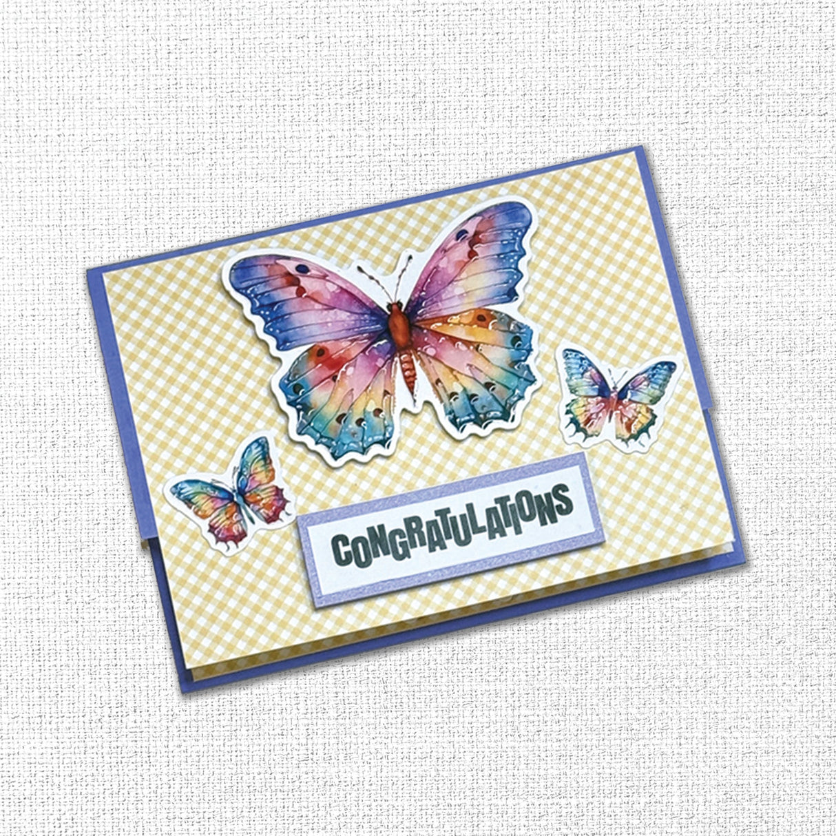 Rainbow Garden Butterflies Embossed Die Cuts 31476 - Paper Rose Studio