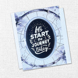 Oval Window Tri Fold White Card Bases - 4.25 x 5.5" - 10 pieces 34596 - Paper Rose Studio