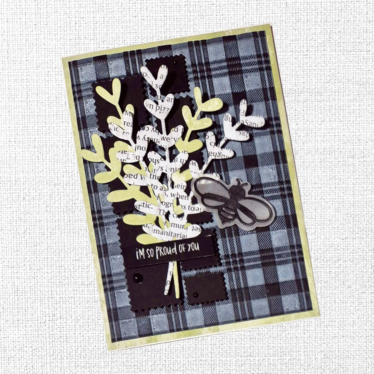 Leaf Sprig Metal Cutting Die 33900 - Paper Rose Studio