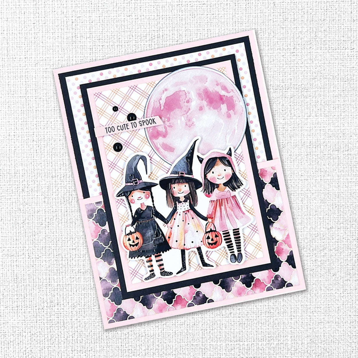 Pink Halloween Embossed Die Cuts 32790 - Paper Rose Studio