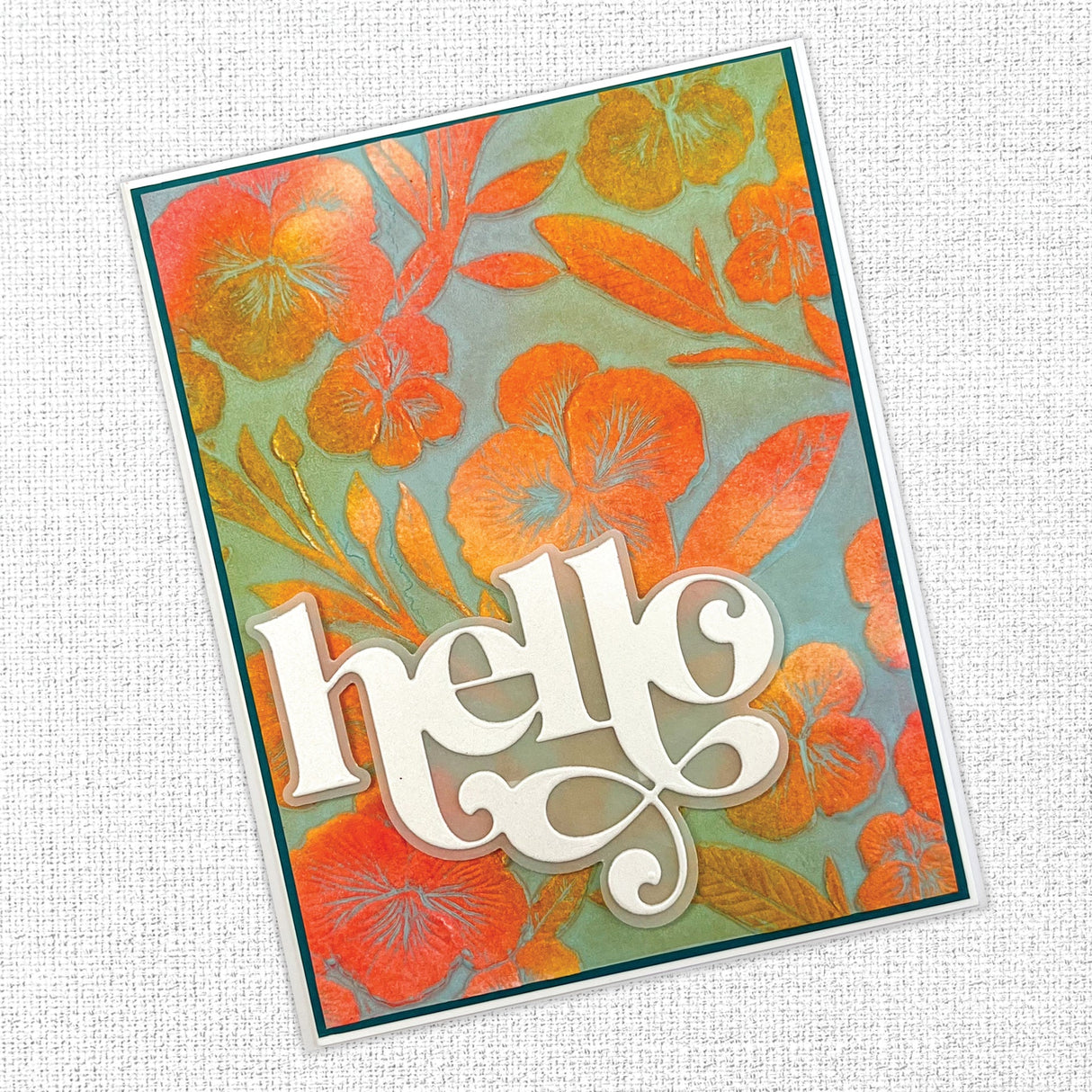 Perfect Pansies 3D Embossing Folder 32946 - Paper Rose Studio