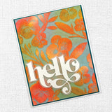 Perfect Pansies 3D Embossing Folder 32946 - Paper Rose Studio