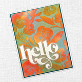 Perfect Pansies 3D Embossing Folder 32946 - Paper Rose Studio