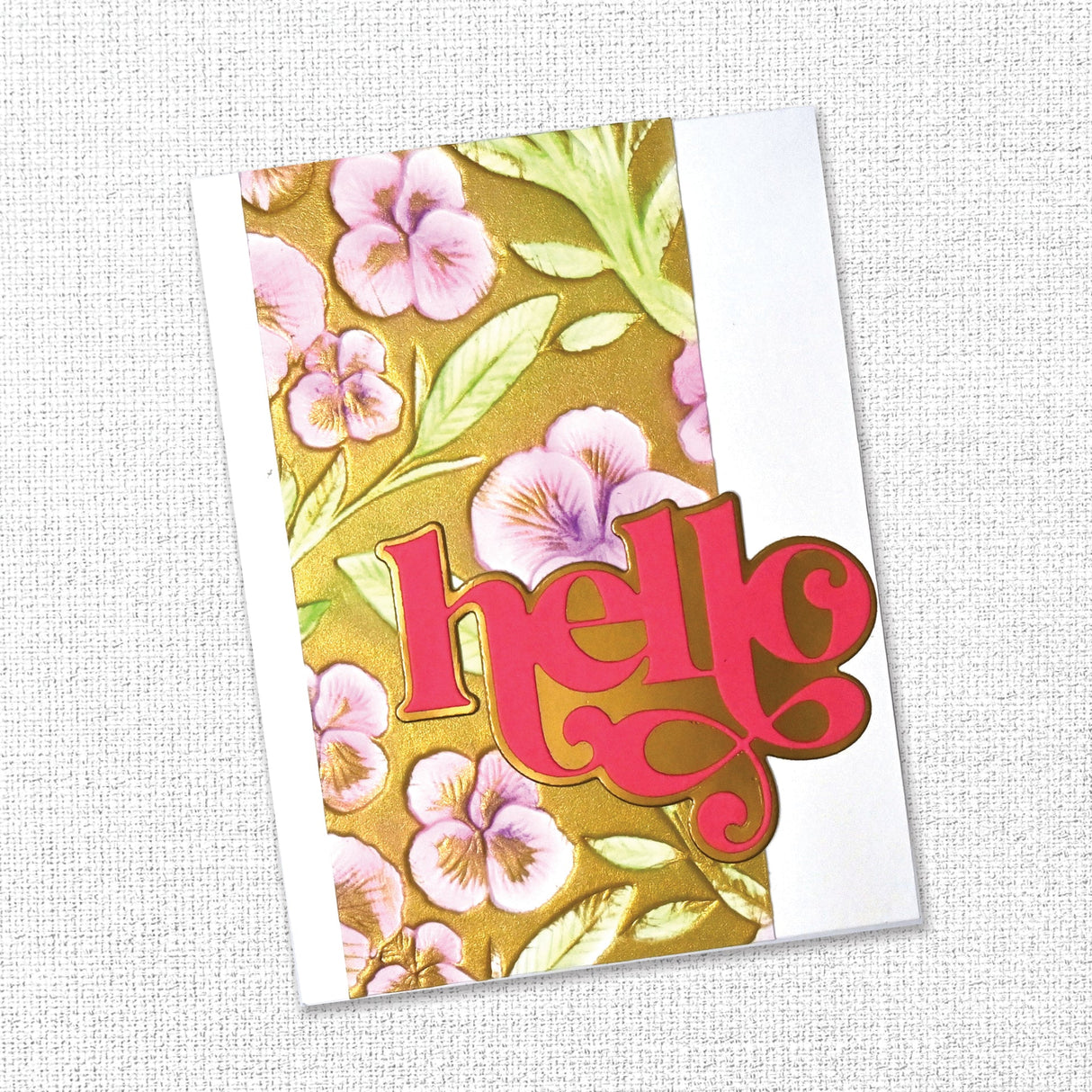 Perfect Pansies 3D Embossing Folder 32946 - Paper Rose Studio