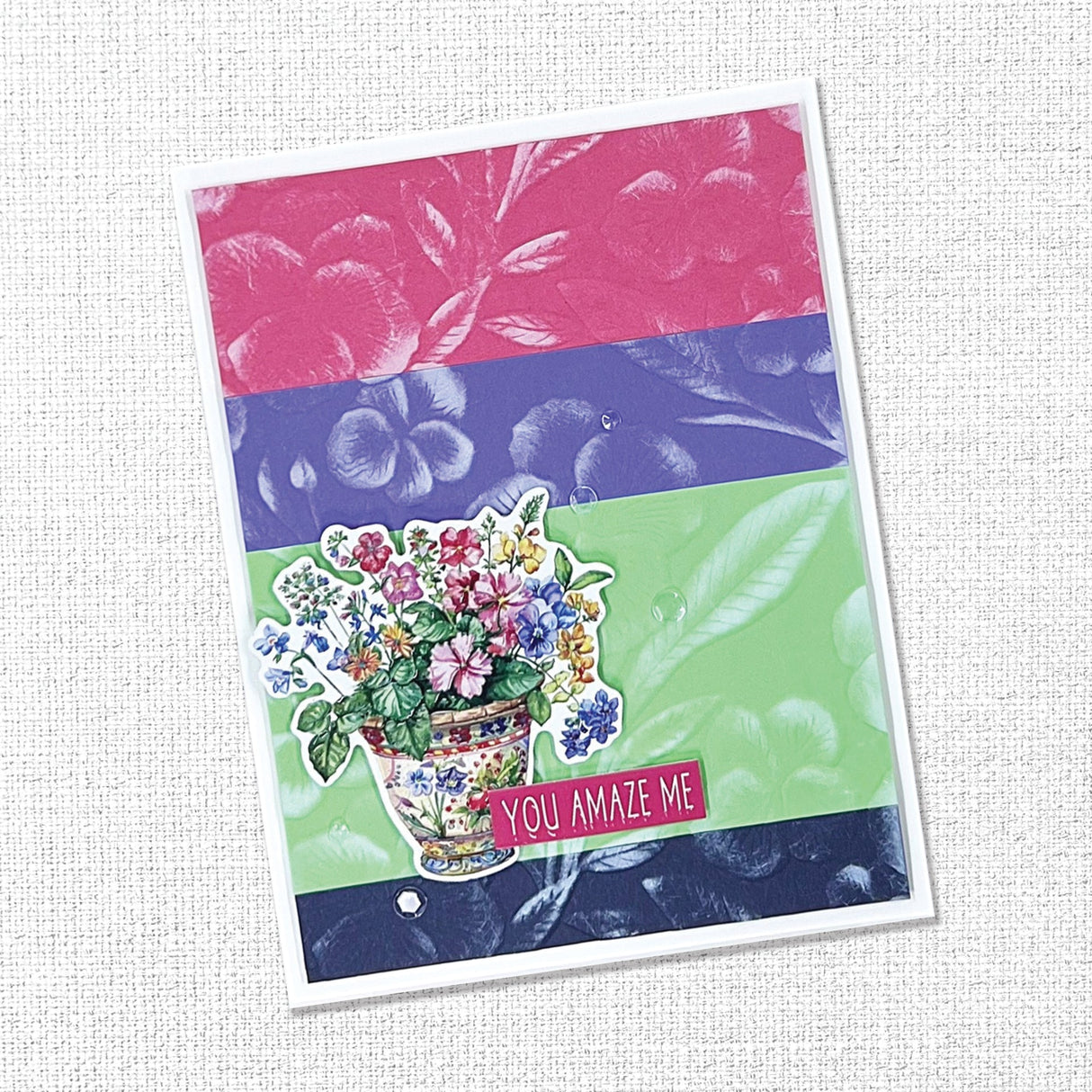 Perfect Pansies 3D Embossing Folder 32946 - Paper Rose Studio