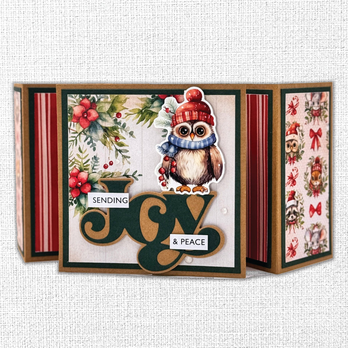 Woodland Christmas Embossed Die Cuts 33033 - Paper Rose Studio