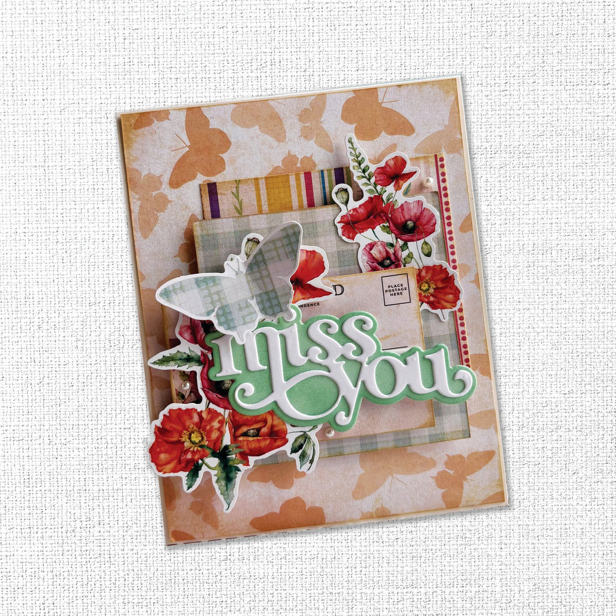 Miss You Metal Cutting Die 33858 - Paper Rose Studio