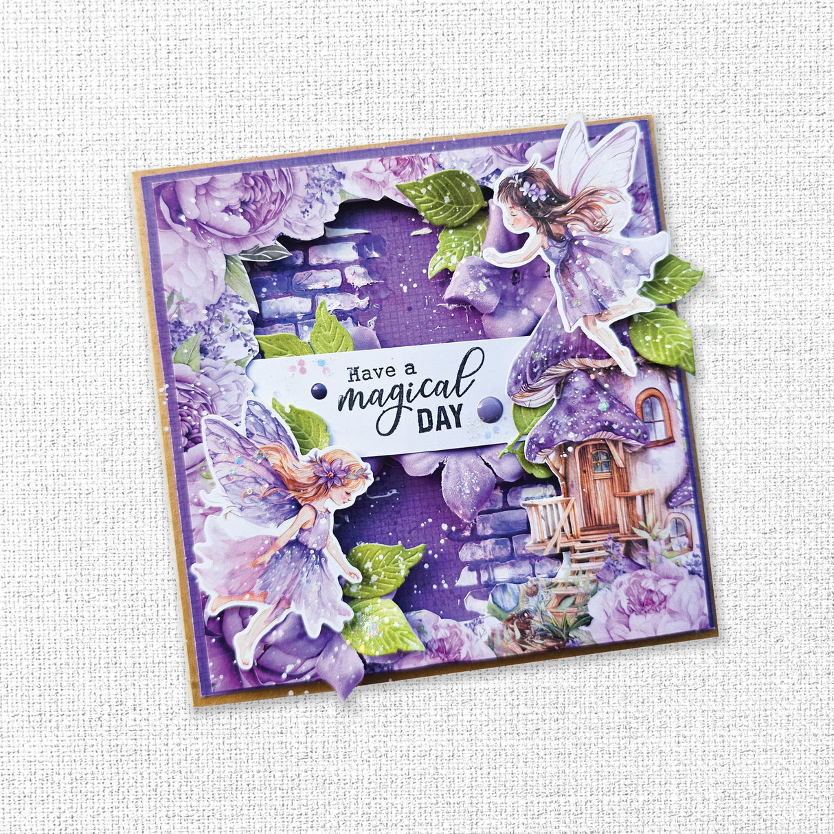 Lavender & Fairies Embossed Die Cuts 33525 - Paper Rose Studio
