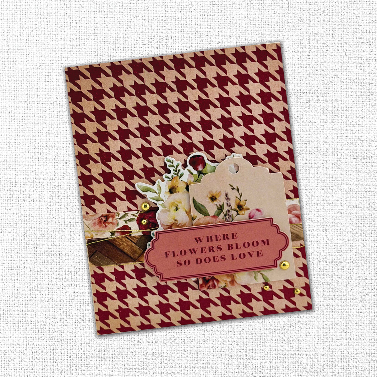 Vintage Rose Tags & Tickets Embossed Die Cuts 33648 - Paper Rose Studio