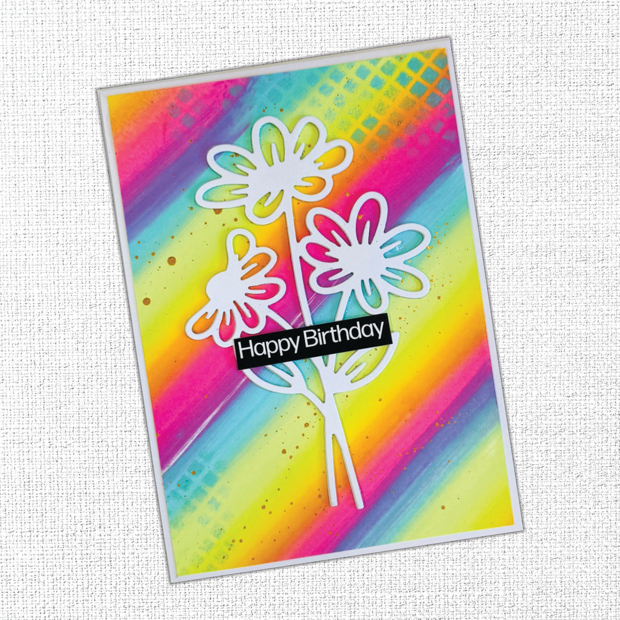 Happy Birthday A5 10pc Sentiment Sheets 30720 - Foil