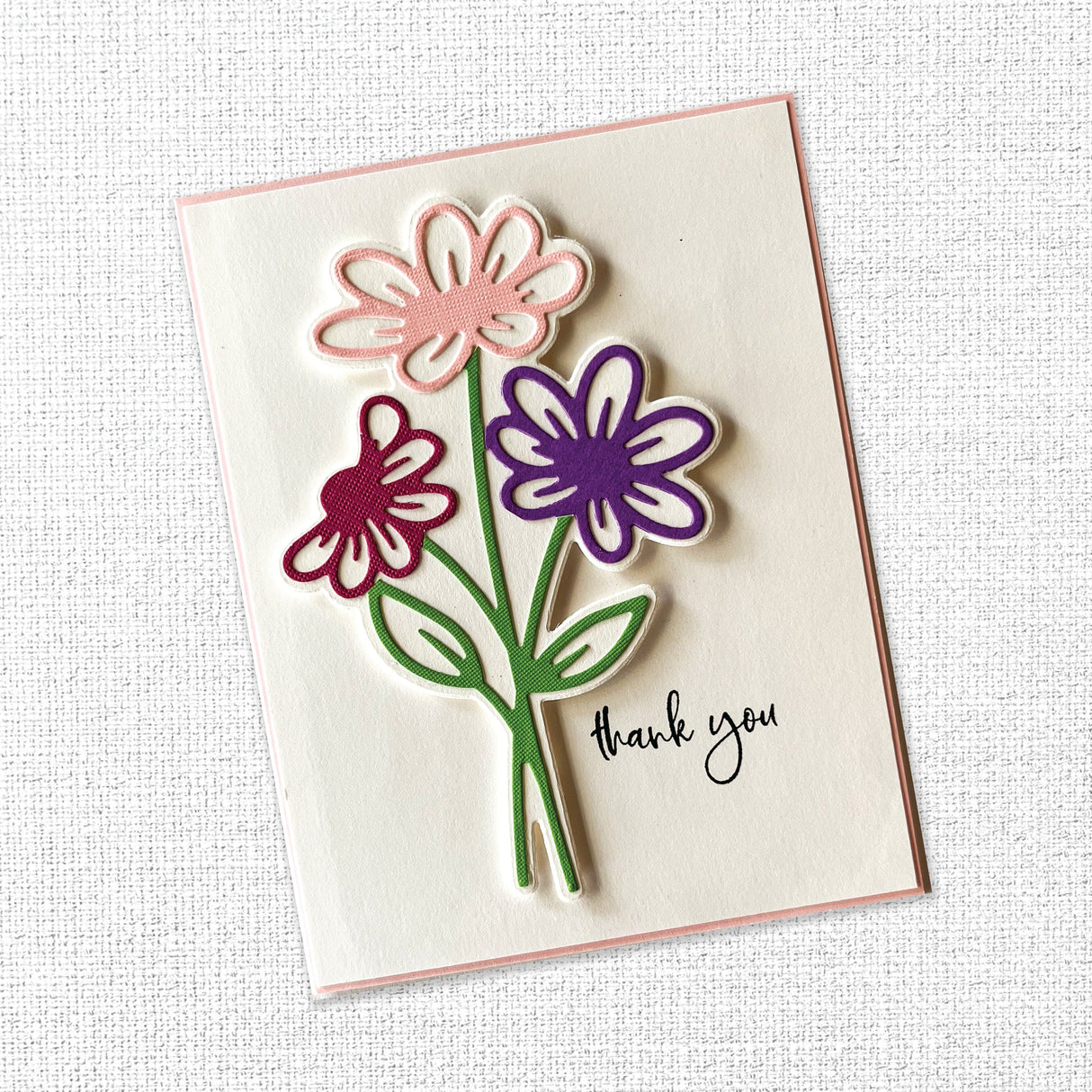 Thank You 4x6"  Clear Stamp Set 34401 - Paper Rose Studio