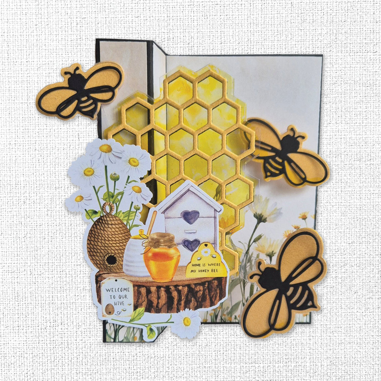 Honeycomb Large Layered Metal Cutting Die 33915 - Paper Rose Studio
