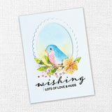 Wishing & Sending Sentiments Metal Cutting Die 34398 - Paper Rose Studio