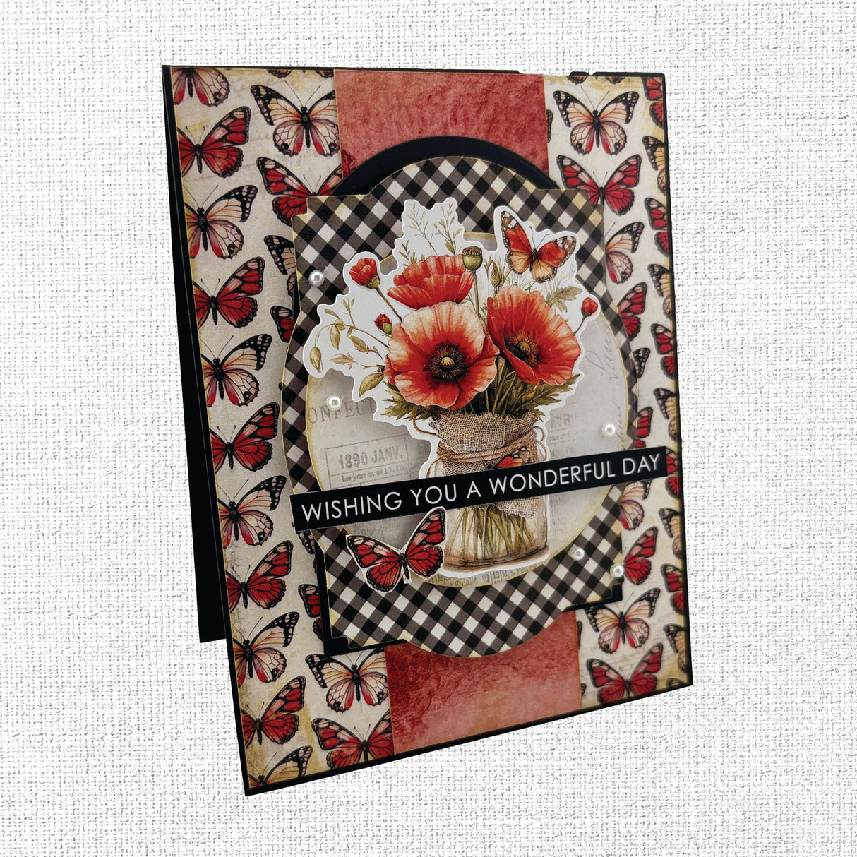 Poppy Garden Embossed Die Cuts 34665 - Paper Rose Studio