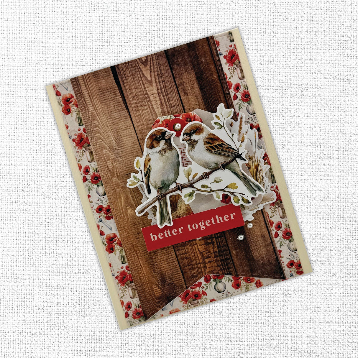 Poppy Garden Embossed Die Cuts 34665