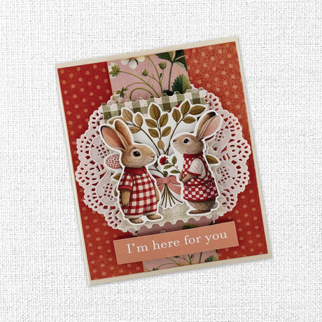 Strawberry Friends Embossed Die Cuts 34905 - Paper Rose Studio