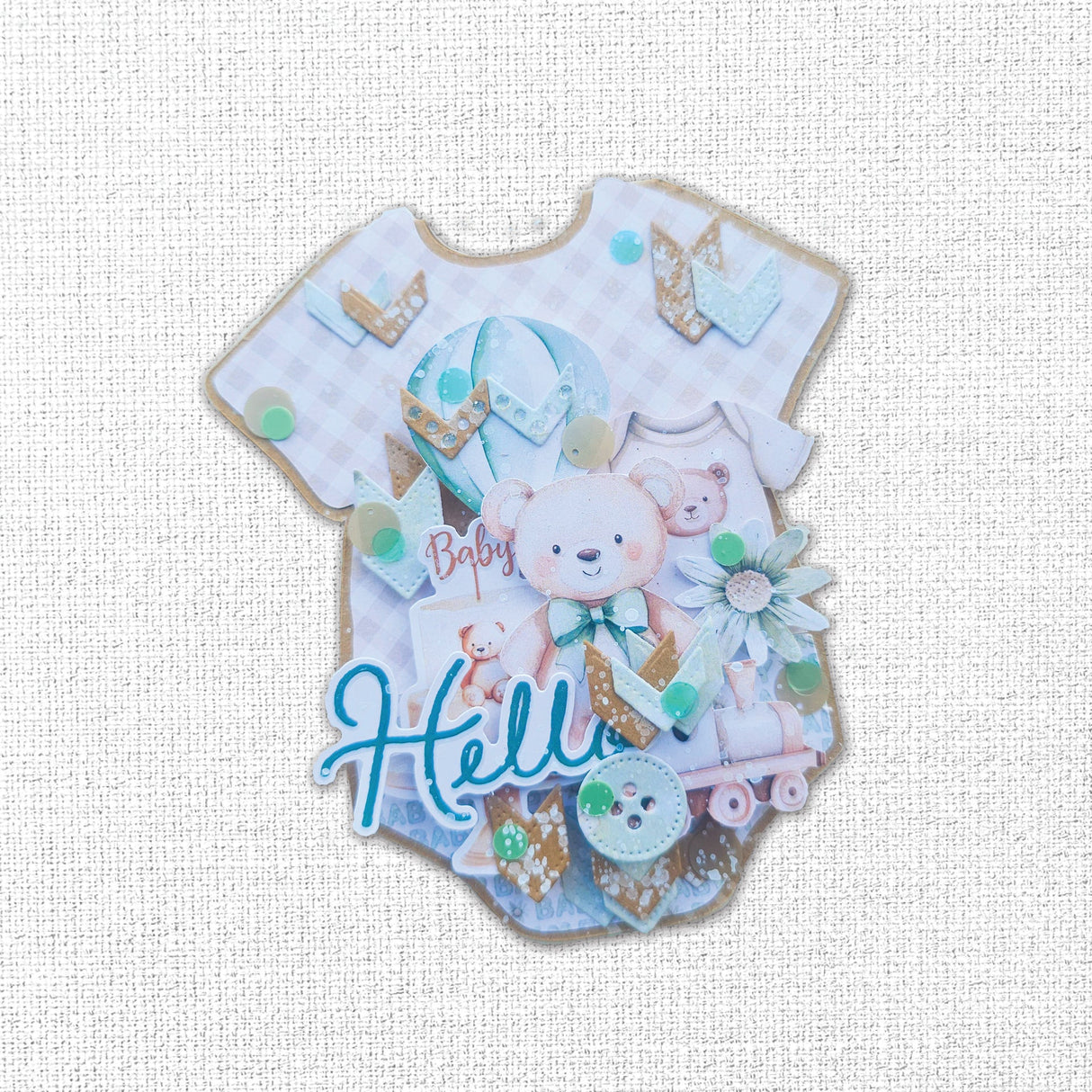 Boho Baby Embossed Die Cuts 35092