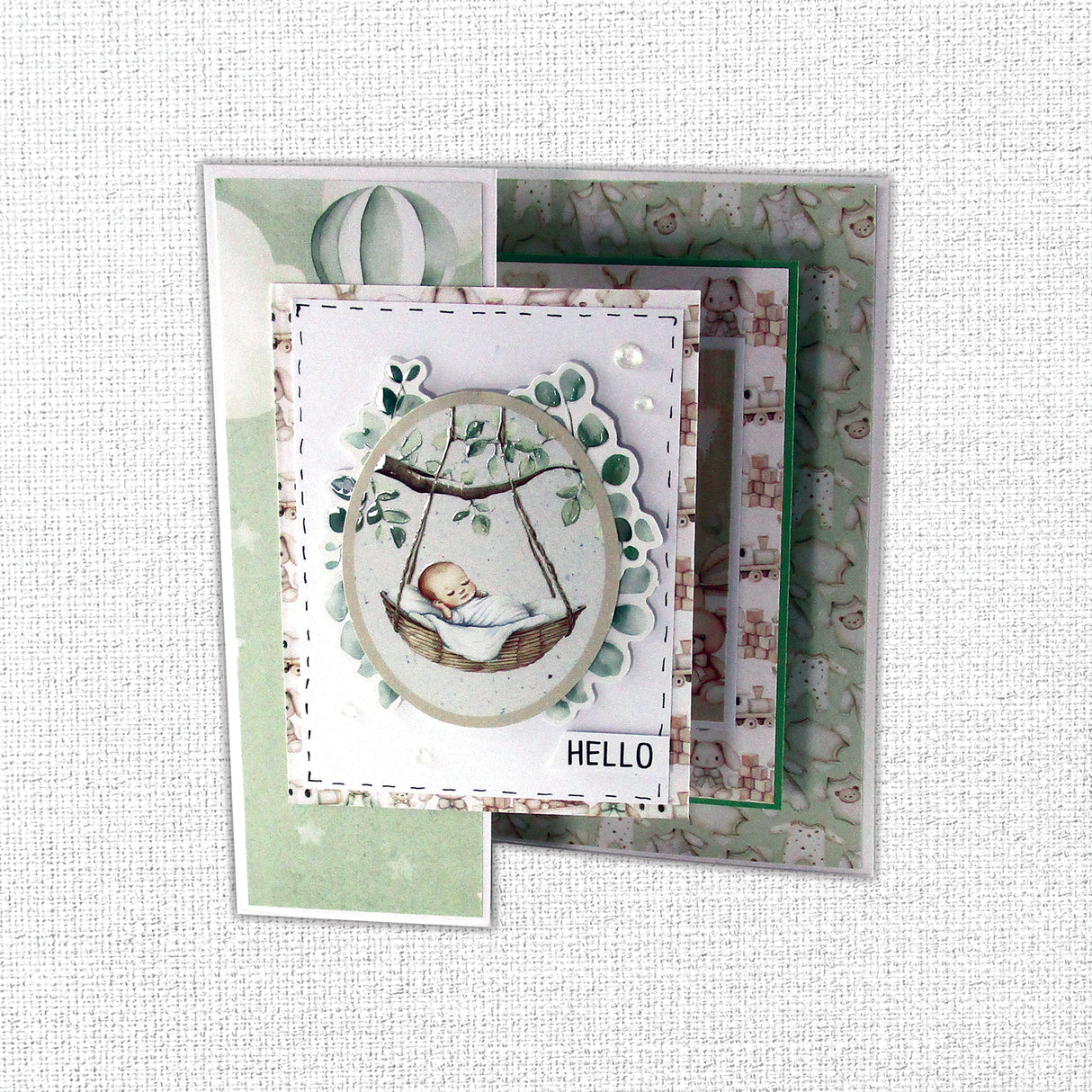 Boho Baby Embossed Die Cuts 35092