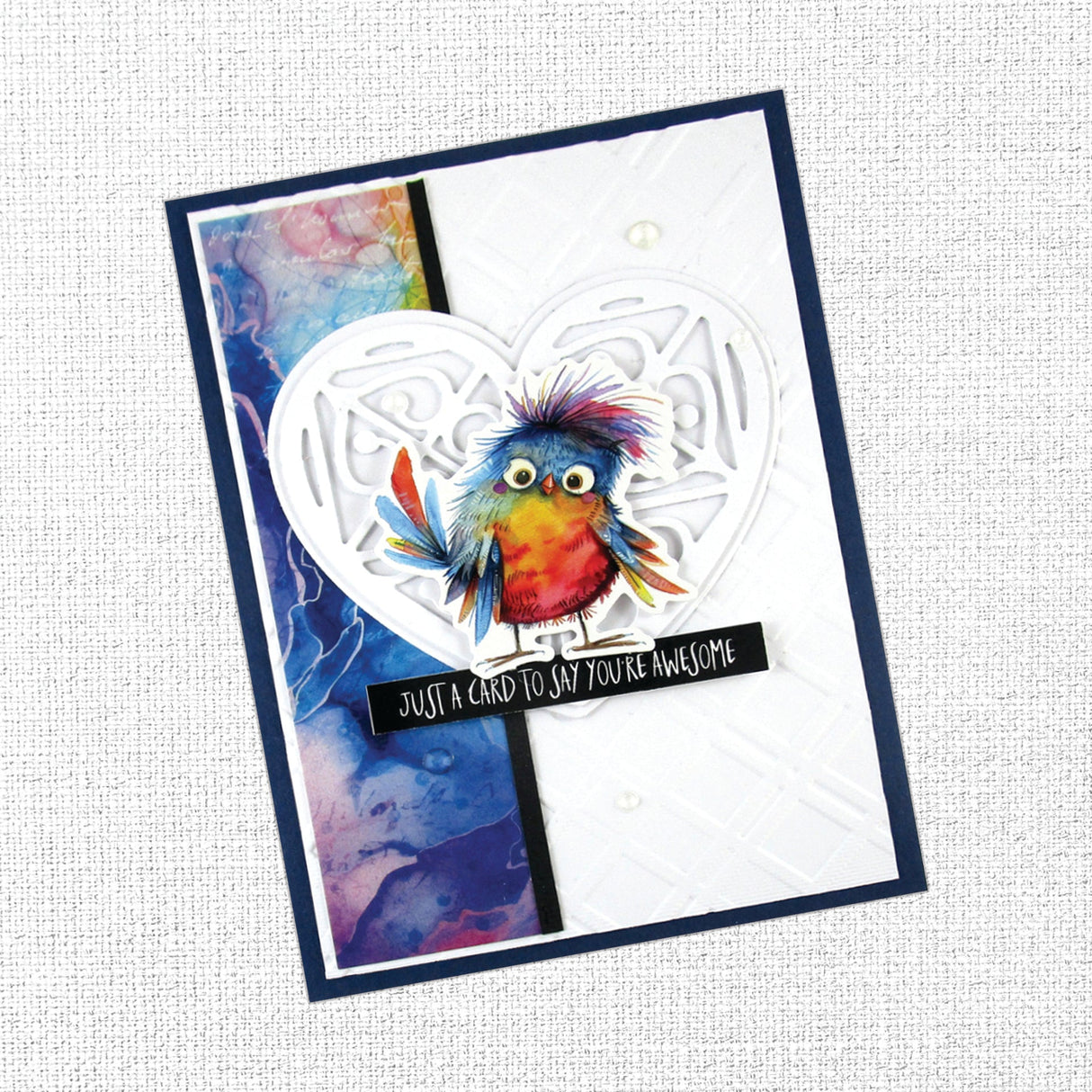 Rainbow Village 6x8" Birds Embossed Die Cuts 35350 - Paper Rose Studio