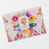 Rainbow Village 6x8" Small Floral Embossed Die Cuts 35433 - Paper Rose Studio