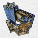 Winter Blue Shimmer Cardstock A5 10pc 29509