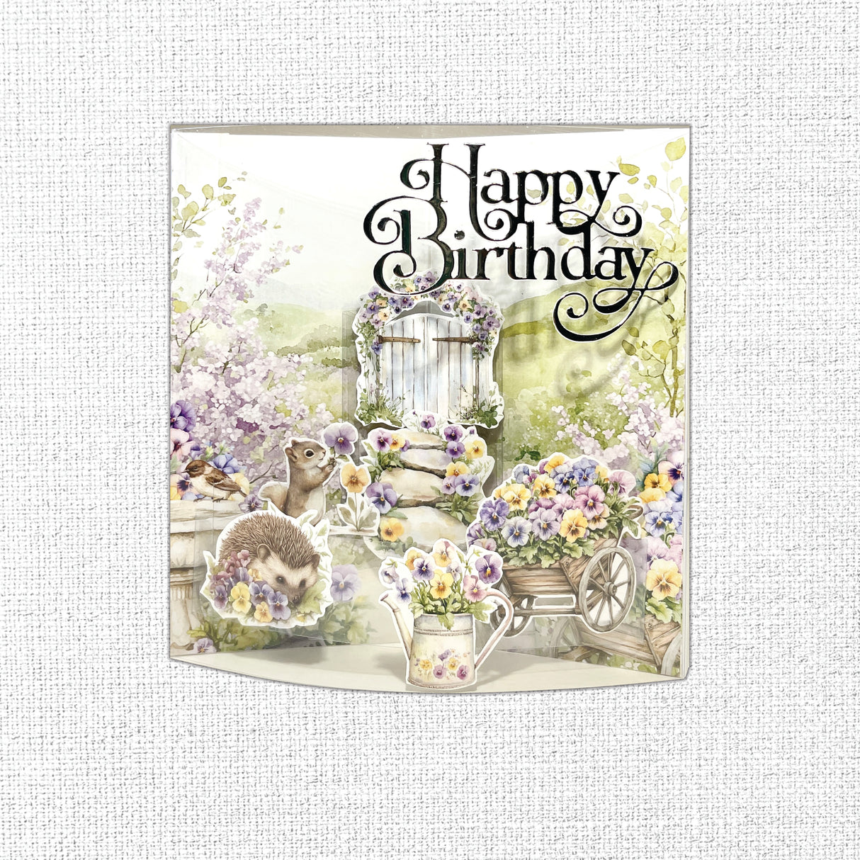 Large Layered Script Happy Birthday Metal Cutting Die 32508