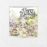 Large Layered Script Happy Birthday Metal Cutting Die 32508