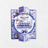 Petals & Pansies 6x8" Layered Sentiments Embossed Die Cuts 36466