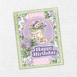 Petals & Pansies 6x8" Layered Sentiments Embossed Die Cuts 36466
