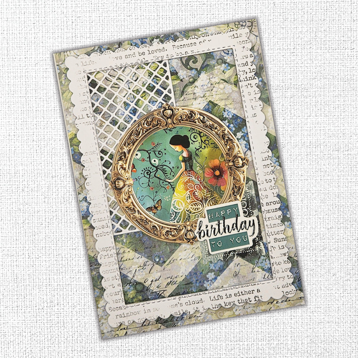 Portraits in Bloom 6x8" Quick Cards Die Cuts 36616