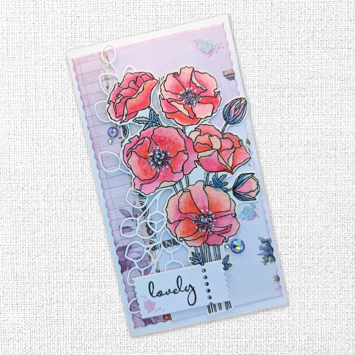 Modern Poppies Clear Stamp Set 20580 - Paper Rose Studio