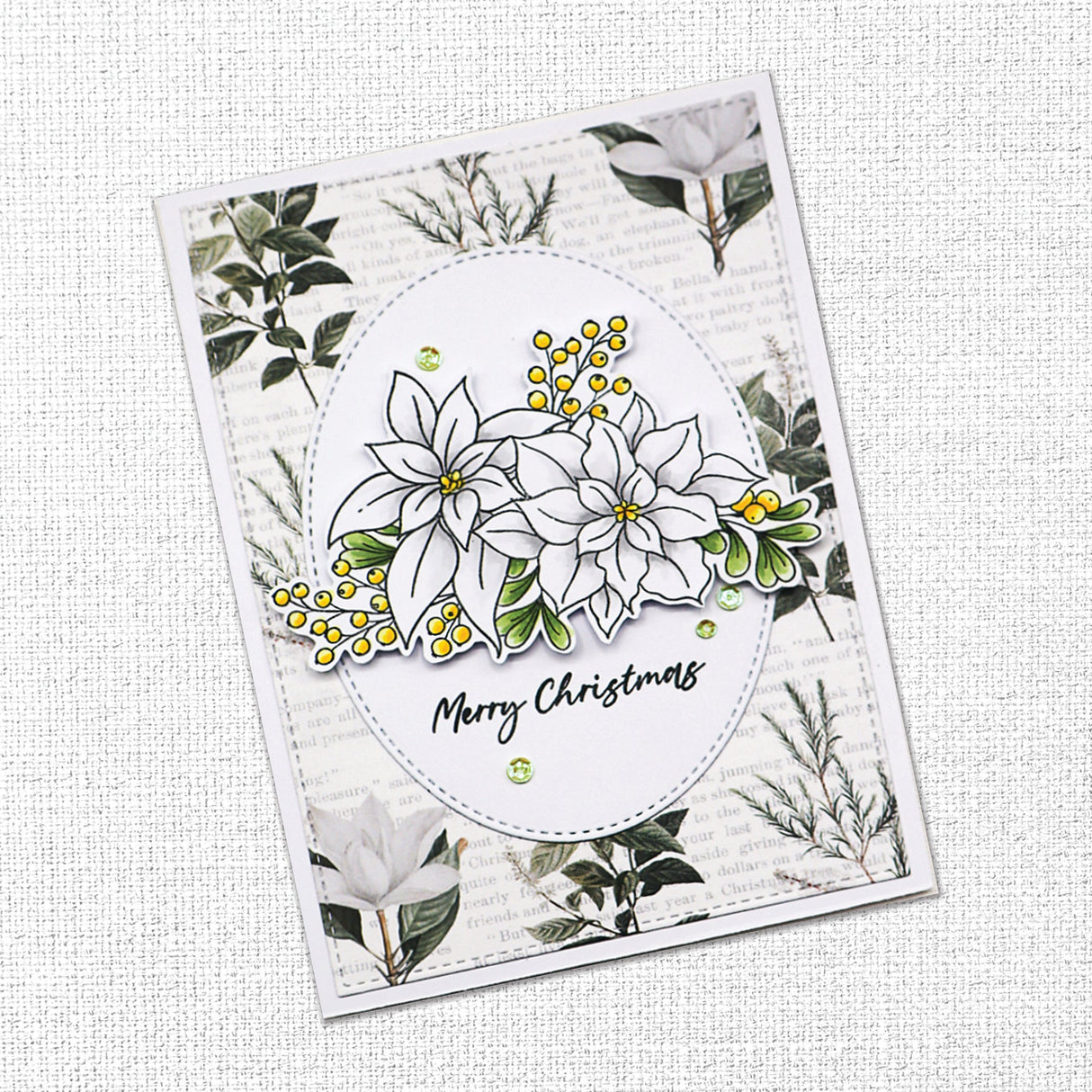 Poinsettia Bouquet Clear Stamp Set 30306 - Paper Rose Studio