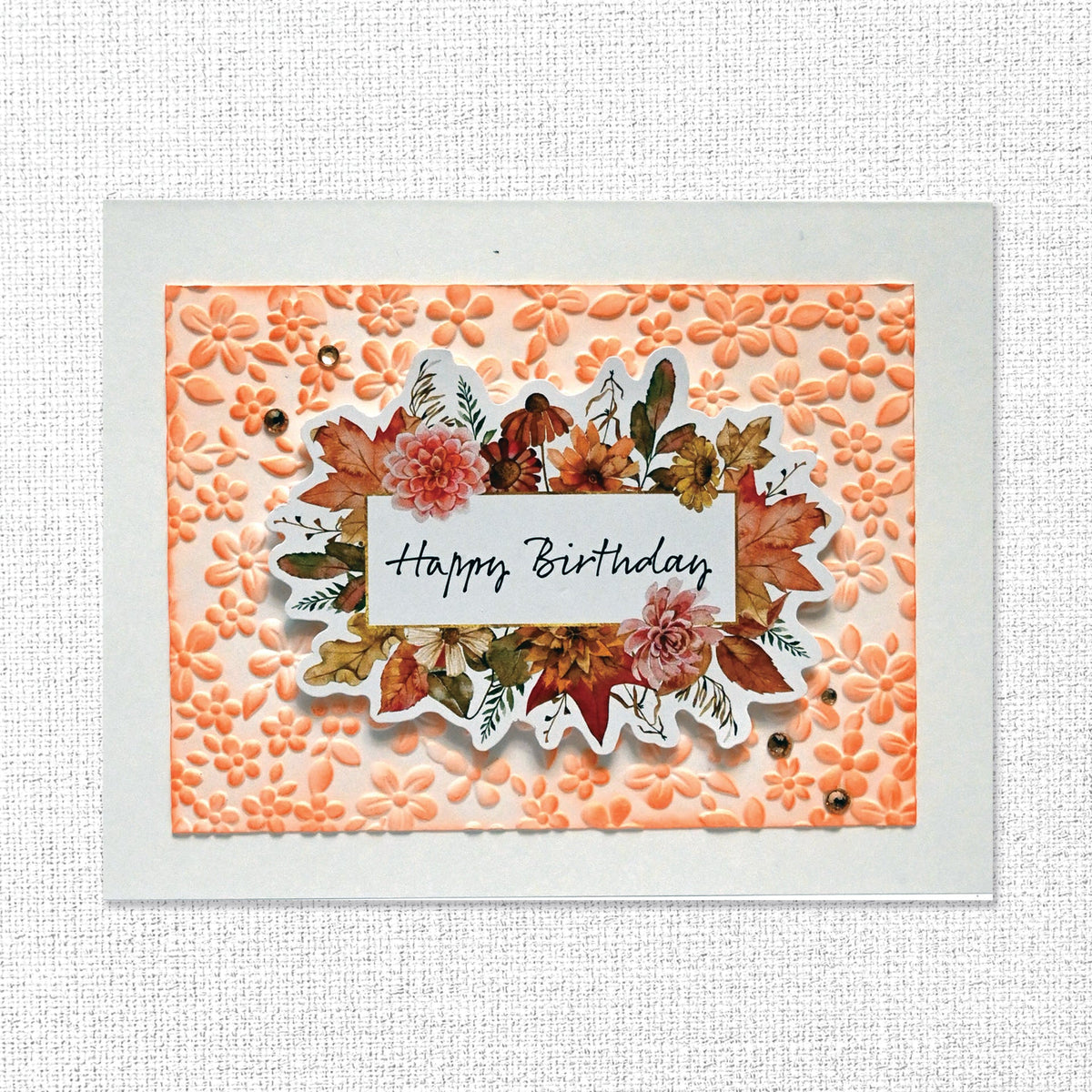 Floral Garden 3D Embossing Folder 32292 - Paper Rose Studio