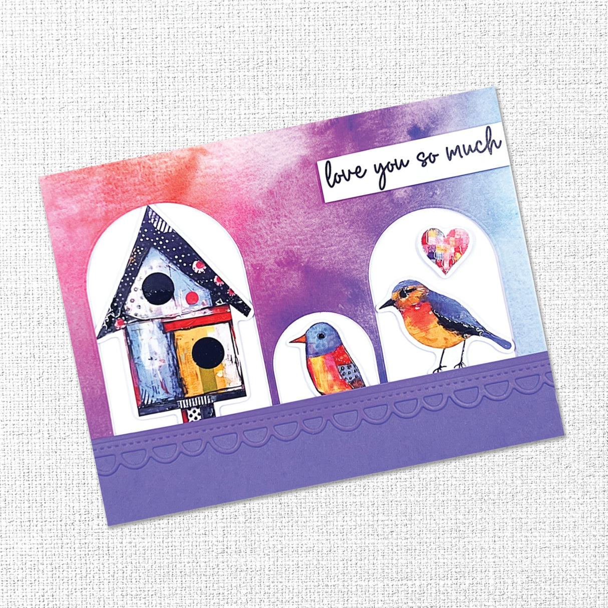 Inky Colour Embossed Die Cuts 31932 - Paper Rose Studio