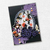 Large Layered Script Best Wishes Metal Cutting Die 32517 - Paper Rose Studio