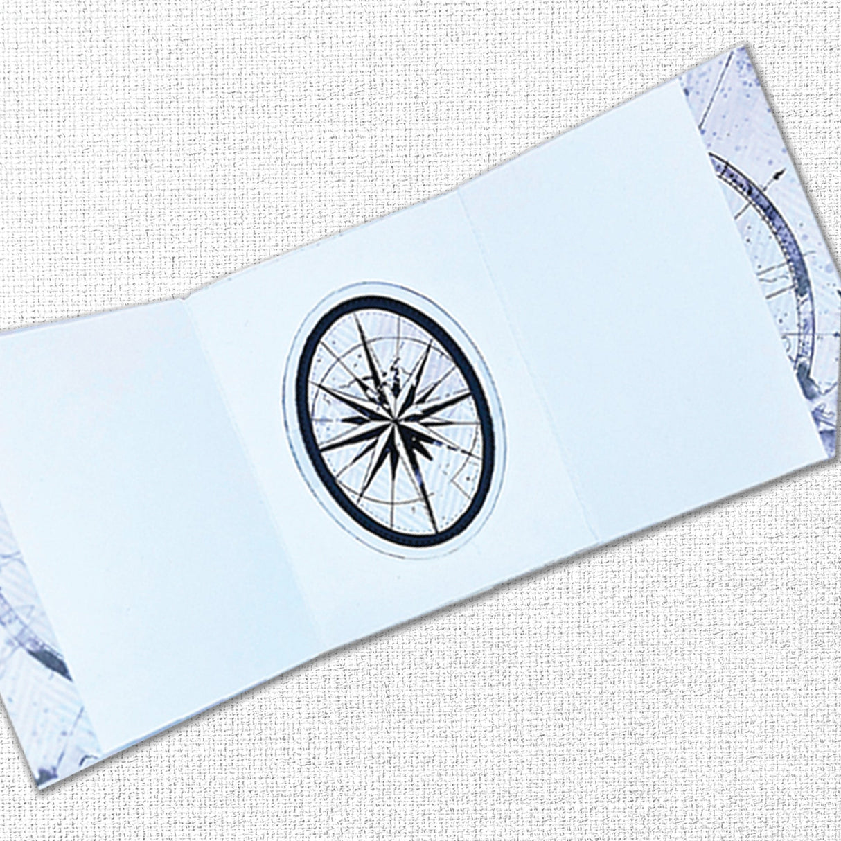 Oval Window Tri Fold White Card Bases - 4.25 x 5.5" - 10 pieces 34596 - Paper Rose Studio